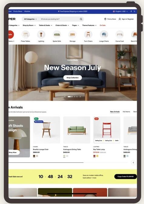 Client store screenshot